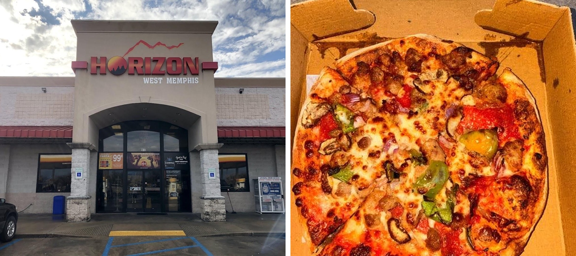 Horizon Pizzano Menu